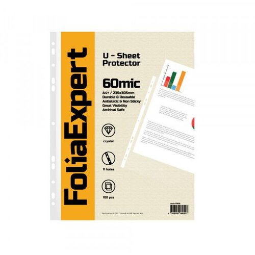 U folija 60 mic 1/100 A4+ kristal 235x305mm Slike
