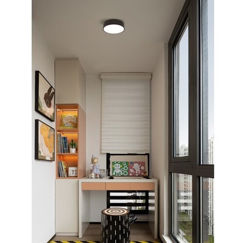  Immax NEO 07200L - LED prigu&amp;scaron;iva svetiljka RONDATE LED/18W/230V crna Tuya + daljinski upravljač Slike