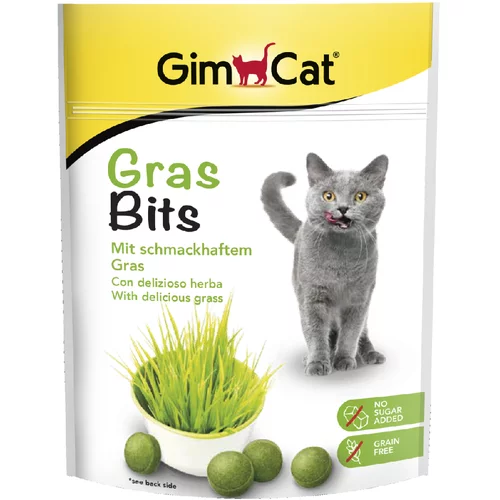 Gimcat GrasBits - Varčno pakiranje: 2 x 140 g