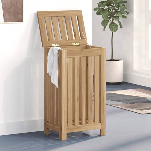 VidaXL Ko&amp;scaron;ara za rublje 35 x 25 x 60 cm od masivne tikovine Slike