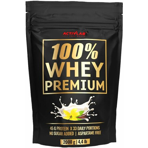 ACTIVLAB protein na bazi surutke 100% whey premium vanilla 2kg Slike