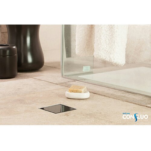 Pe&amp;scaron;tan slivnik 15x15 vertical black glass Slike