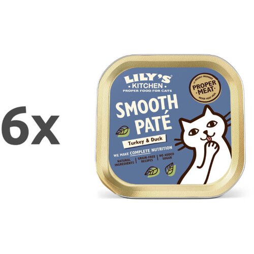 Lily&amp;#039;s Kitchen Smooth Pat&amp;eacute; Adult - puran in raca 6 x 85 g Slike
