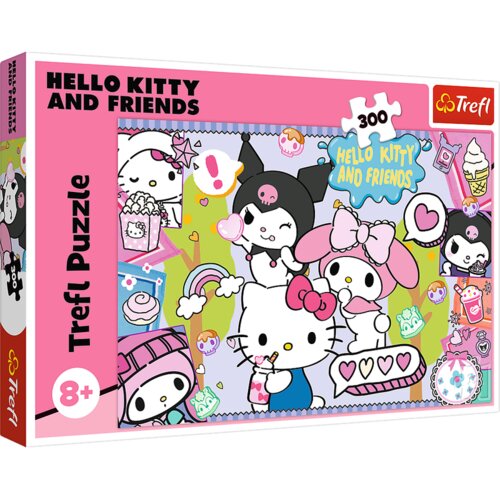 Puzzle 300 - Crazy Trio - Hello Kitty Trefl 23039 Slike