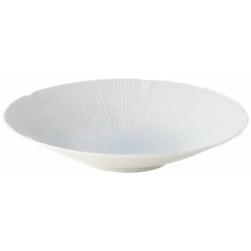 MIJ Svjetloplavi keramički tanjur za tjesteninu ø 24,5 cm ICE WHITE -