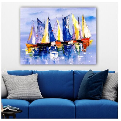 Wallity Slika na zidu na platnu 70x100cm Cijene