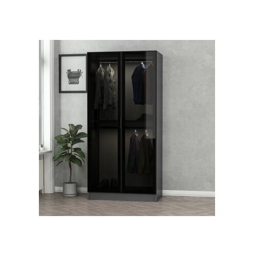 Hanah home garderober kale glass anthracite 190 Slike
