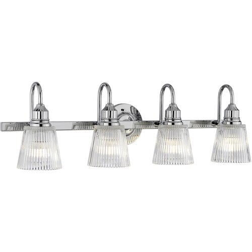 Quintiesse Addison Stenska svetilka s 4 lučmi, polirani krom, IP44, (22098901) Cene