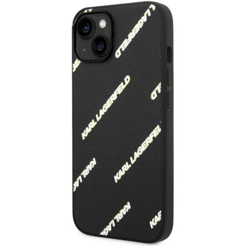  Originalen ovitek KLHCP14SPGMLKFK za iPhone 14 6.1 črna usnjena zaščita z belim napisom Cene