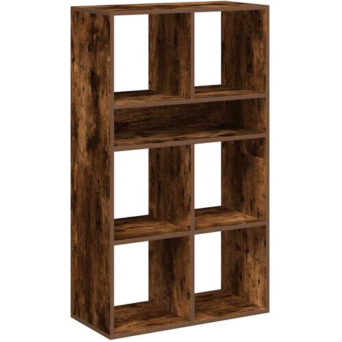 Maison Chic Knjižna omara - Knjižni regal dimljeni hrast 66x31x112 cm inženirski les, (21726028) Cene