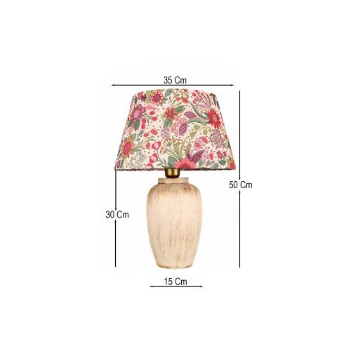Opviq BK089 ecru table lamp Cene