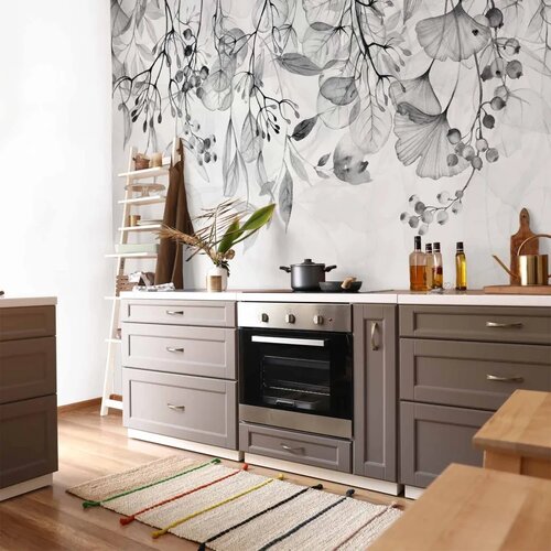  Foto tapeta - Foggy Nature - Grey 150x105 Slike