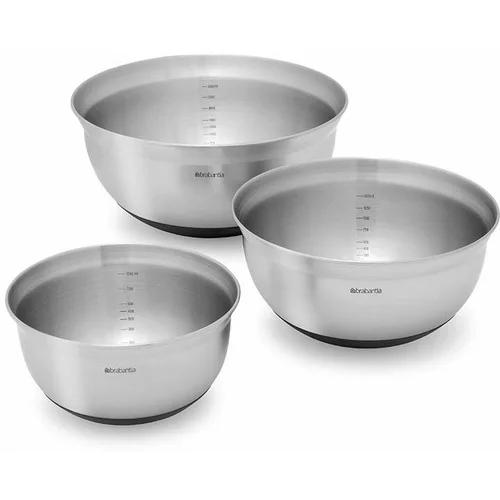 Brabantia Set zdjelica 1 L, 1,6 L, 3 L 3-pack