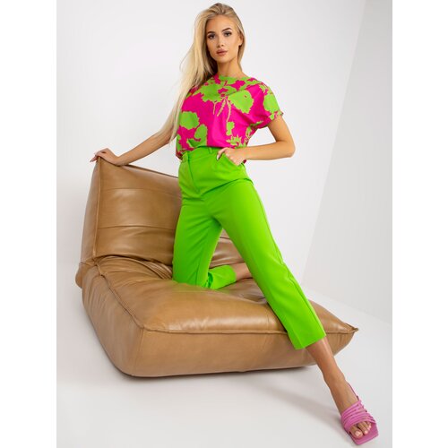 RUE PARIS Pants-TO-SP-18154.10X-light green Cijene