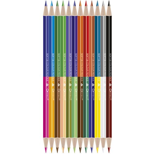  Boje drvene 24boje trokutaste obostrane pk12 connect blister Slike