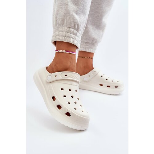 Kesi Women's foam slippers white Ilariana Slike