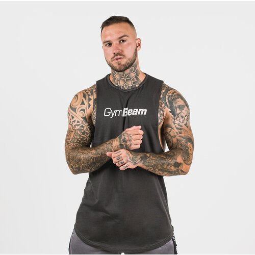 GymBeam muška potkošulja cut off grey Slike