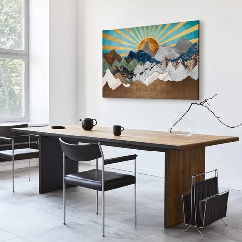  Slika - Morning in the Mountains (1 Part) Wide 90x60 Premium Print Cene