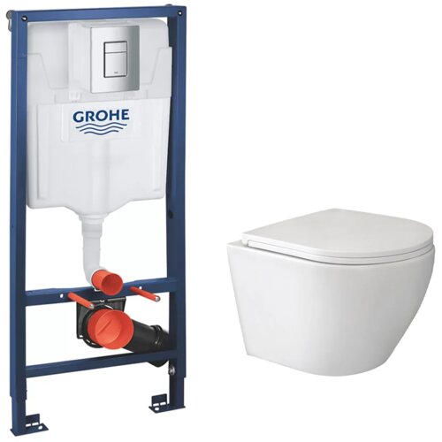 Grohe, Hidrosan bela vodokotlić Grohe Hrom sjaj taster Cene