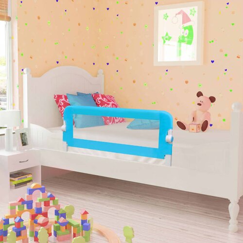 vidaXL Posteljno varovalo za otroke 102 x 42 cm modro, (20608962) Cene