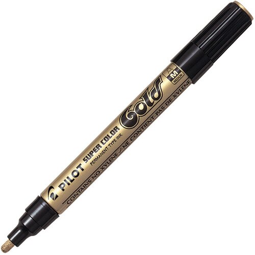 Marker permanentni 2mm okrugli vrh super color pilot sc-g-m zlatni Cene