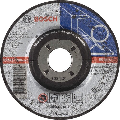 Bosch brusna ploča ispupčena Expert for Metal A 30 T BF, 115 mm, 4,0 mm - 2608600007 Cene