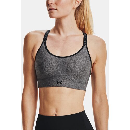 Under Armour Bra UA Infinity Mid Hthr Cover-GRY - Women Slike