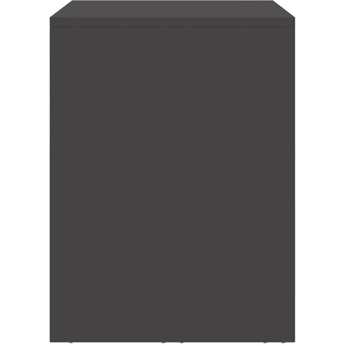  Ormar za zid u garaži Crna 80 x 33 x 35 cm Čelik s prahom Slike