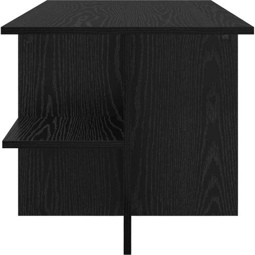  Stolić za kavu Crni hrast 87 x 50 x 45 cm Konstrukcijsko drvo - Crni hrast Slike