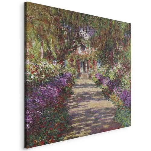  Slika - Claude Monet &ndash; A Pathway in Monet\'s Garden 40x40 Standard Cijene