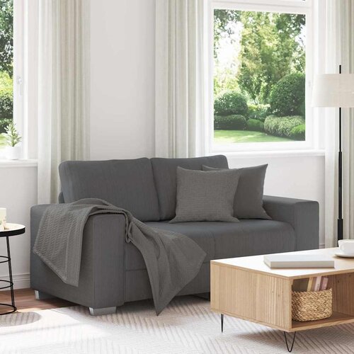  Dvosjed tamno sivi 160x77x82 cm korduro tkanina Cijene