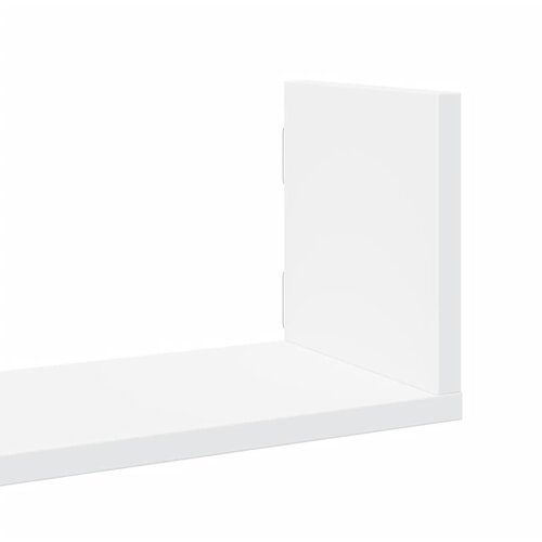  Zidne police 3 kom bijele 58 x 18 x 18 cm konstruirano drvo Slike