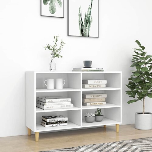  Komoda bijela 103,5 x 35 x 70 cm od konstruiranog drva Cijene