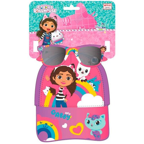 Gabby&amp;#039;s Dollhouse Set kapa sa &amp;scaron;iltom i sunčane naočale 53 cm Slike
