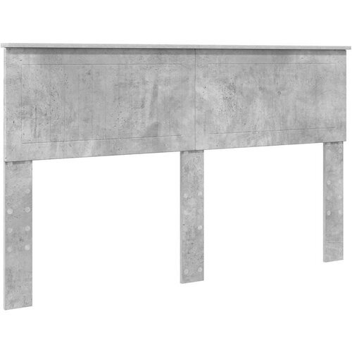  Uzglavlje s uzglavljem Betonski sivi 150 cm Konstruirano drvo Slike