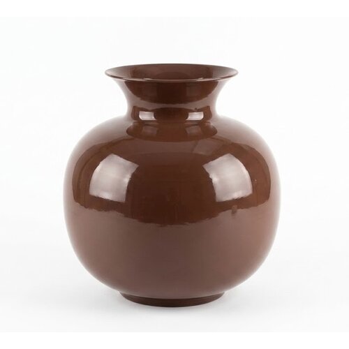 Mondex Vaza kovinska Roger 18,5x29x34cm čokoladna 1kos, (5000299948) Slike