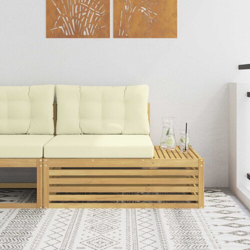  krajnji kauč s jastukom Bijela 115 x 83 x 73 cm Slike