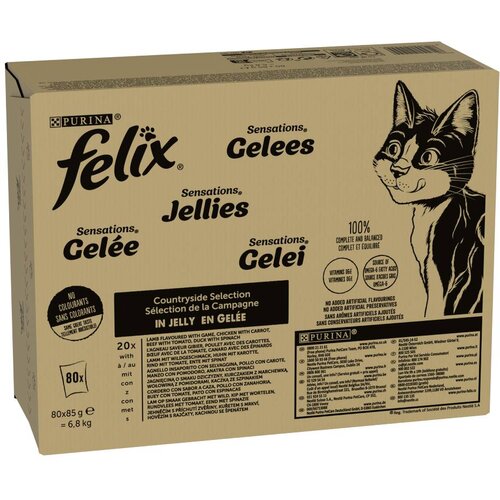 Felix Mega pakiranje "So gut wie es aussieht" 80 x 85 g - Sensations Countryside (4 sorte) Cene