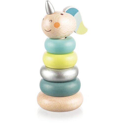 Zopa drveni prsteni za slaganje Unicorn blue Cijene