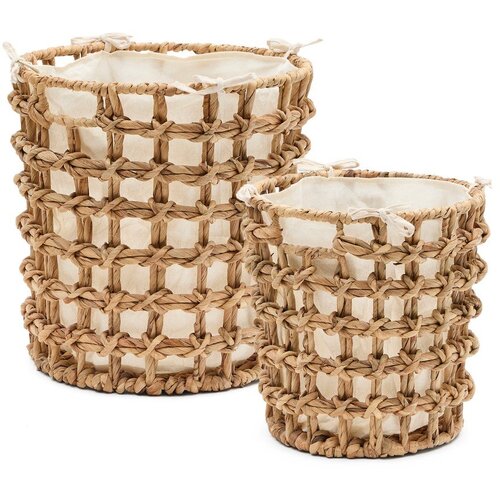 Kave Home Ko&amp;scaron;are u setu 2 kom od vodenog zumbula &amp;oslash; 38x38 cm Dilam &amp;ndash; Slike
