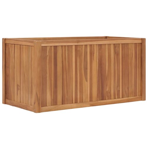 vidaXL povišena gredica 100 x 50 x 50 cm od masivne tikovine Cijene