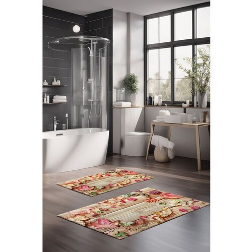  CT-5211 multicolor bathmat set (2 pieces) Cene
