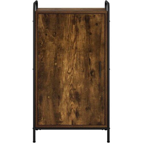  Ormar za cipele 51 x 36 5 x 93 cm Konstruirano drvo - Dimljeni hrast 51 x 36 5 x 93 cm 4 etaže s vratima Slike