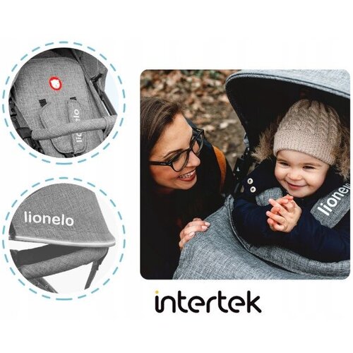 Lionelo dječja kolica ANNET siva + za&amp;scaron;tita za noge, od komaraca, 5G JAMSTVA Slike