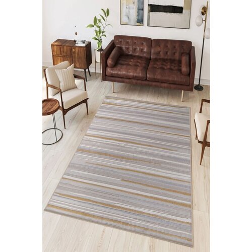 Conceptum Hypnose tepih loopo Lp003, 200x400 cm, sivo-žuti Cene