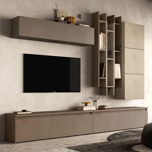 LC Mobili Stenska enota z knji�no polico, L276xH210 - INFINITY 2.0 900020-AGBR Cene