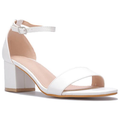 La Modeuse Sandali & Odprti čevlji 74594_P176304 Bela Cene