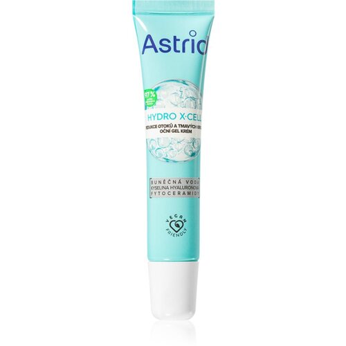 Astrid Hydro X-Cell gelasta krema za predel okoli oči proti oteklinam in temnim kolobarjem 15 ml Cene
