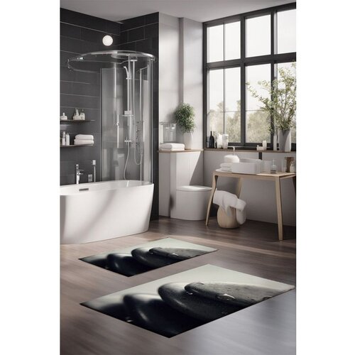  CT-5341 multicolor bathmat set (2 pieces) Cene