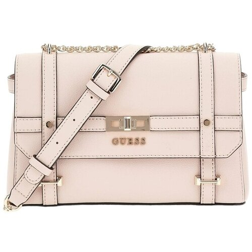 Guess Ročne torbice EMILEE LUXURY SATCHE Rožnata Cene